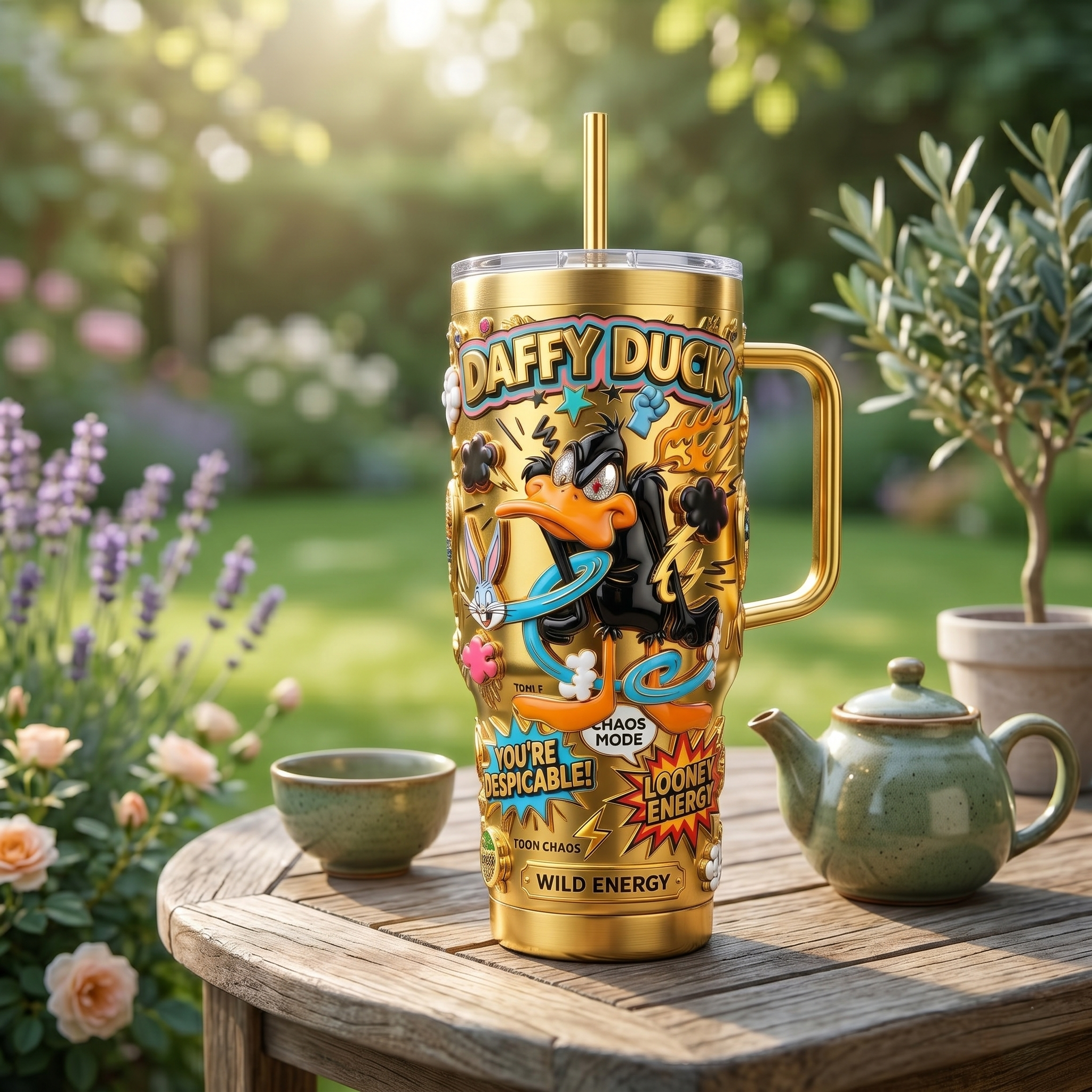 DFD 40oz Tumbler With Handle HTTT