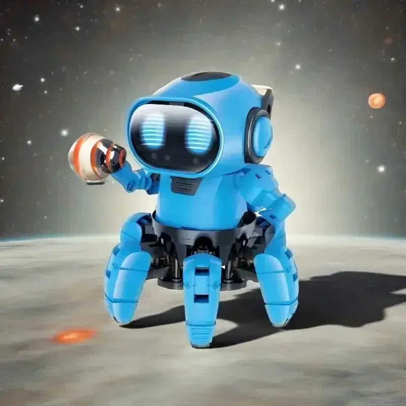 Gesture Sensing RC Robot Toy Interactive Robot with Lights Music STEM Educational Gift for Kids Boys Girls Learning Fun Play Toy