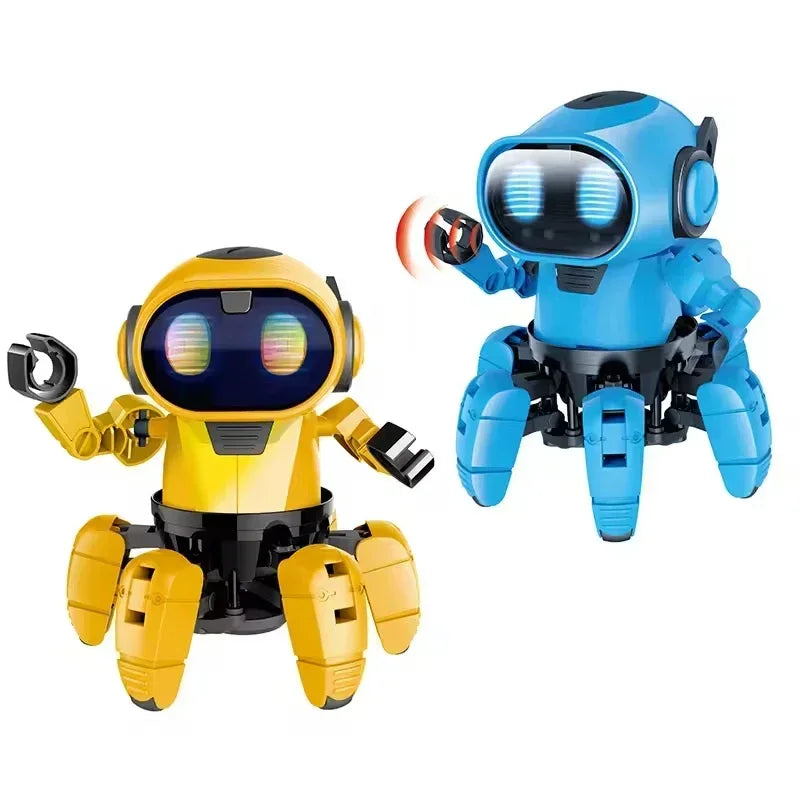 Gesture Sensing RC Robot Toy Interactive Robot with Lights Music STEM Educational Gift for Kids Boys Girls Learning Fun Play Toy